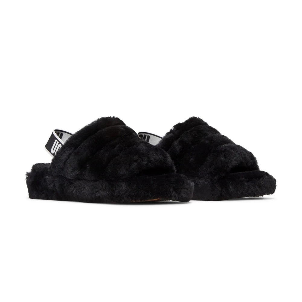 UGG Wmns Fluff Yeah Slide 'Black'- 7